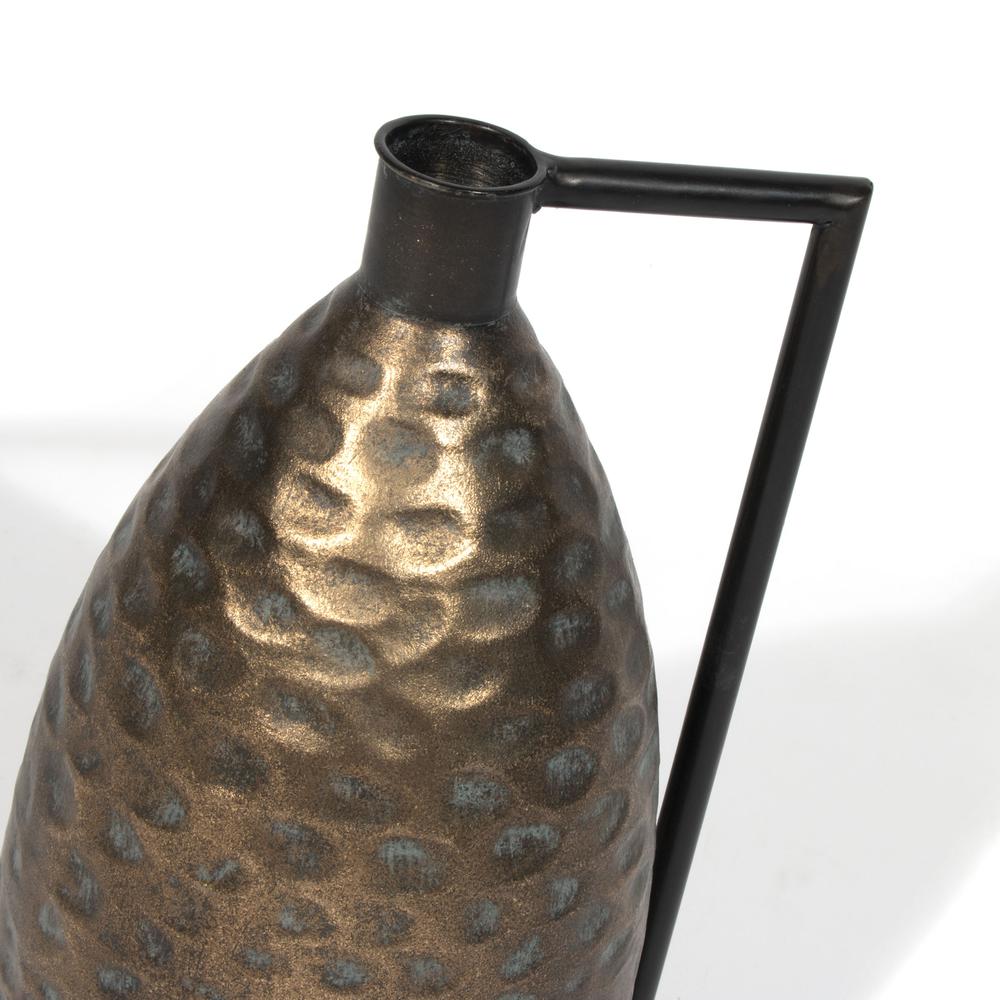 Rafiq, Decorative Metal Vase. Picture 3