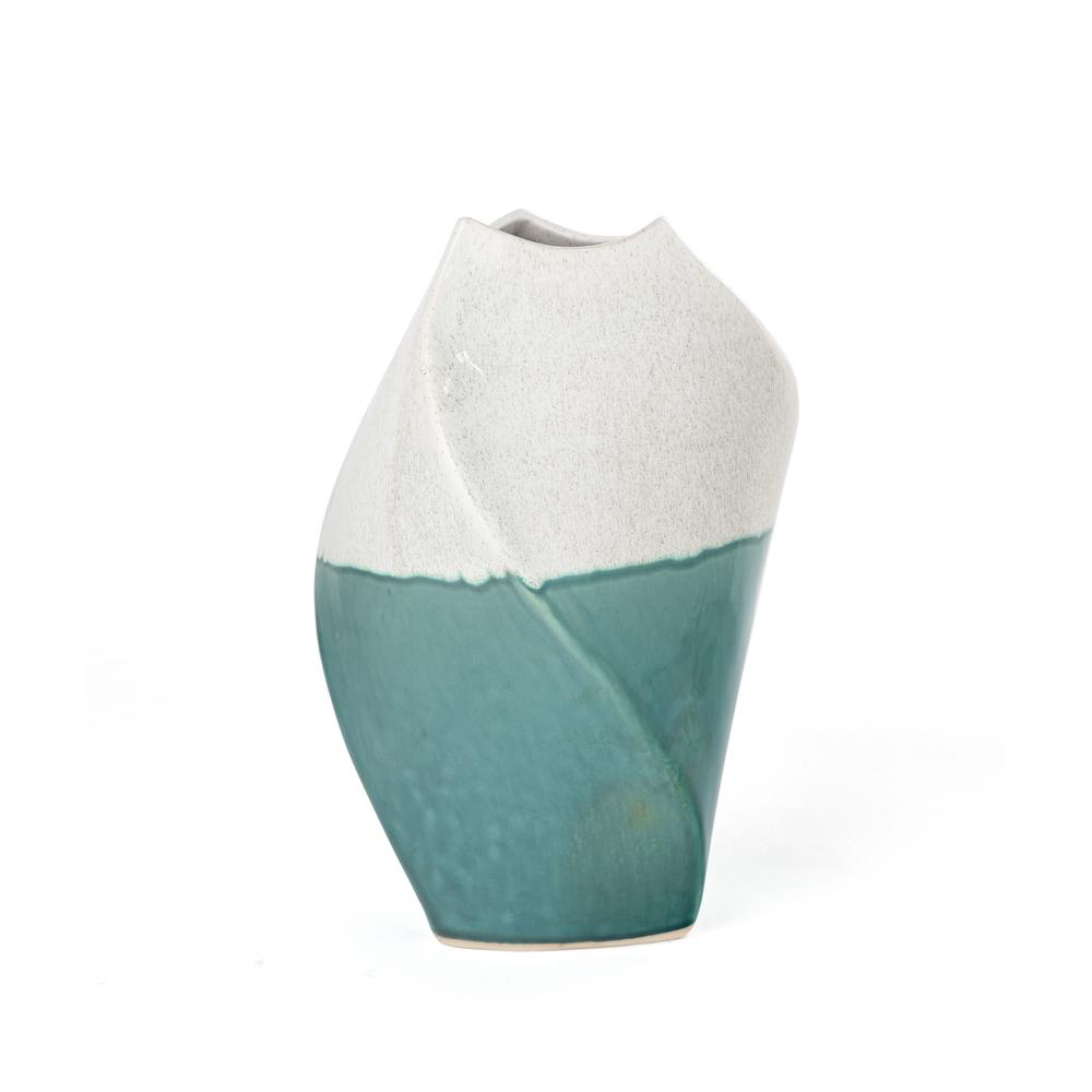 Timor 12" Ceramic Table Vase. Picture 1