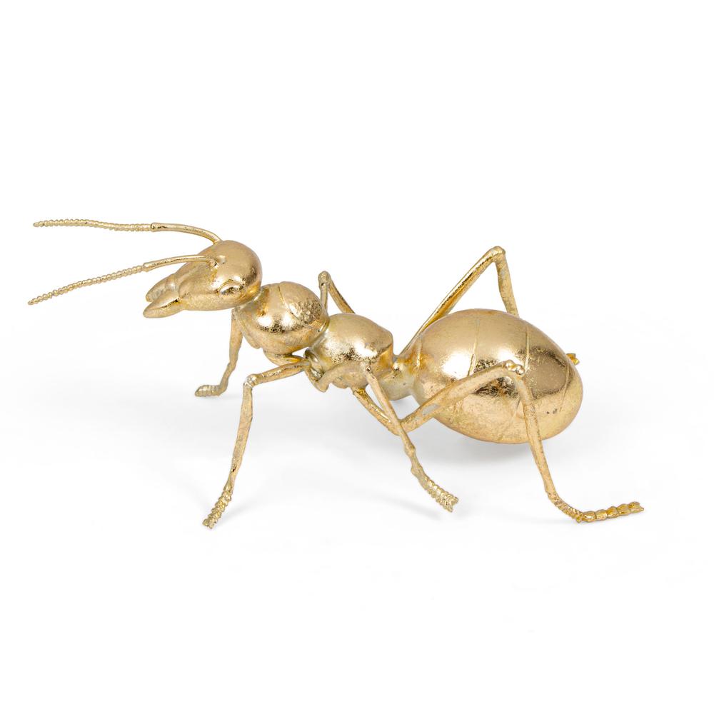Gold Ant Polystone Sculpture. Picture 2