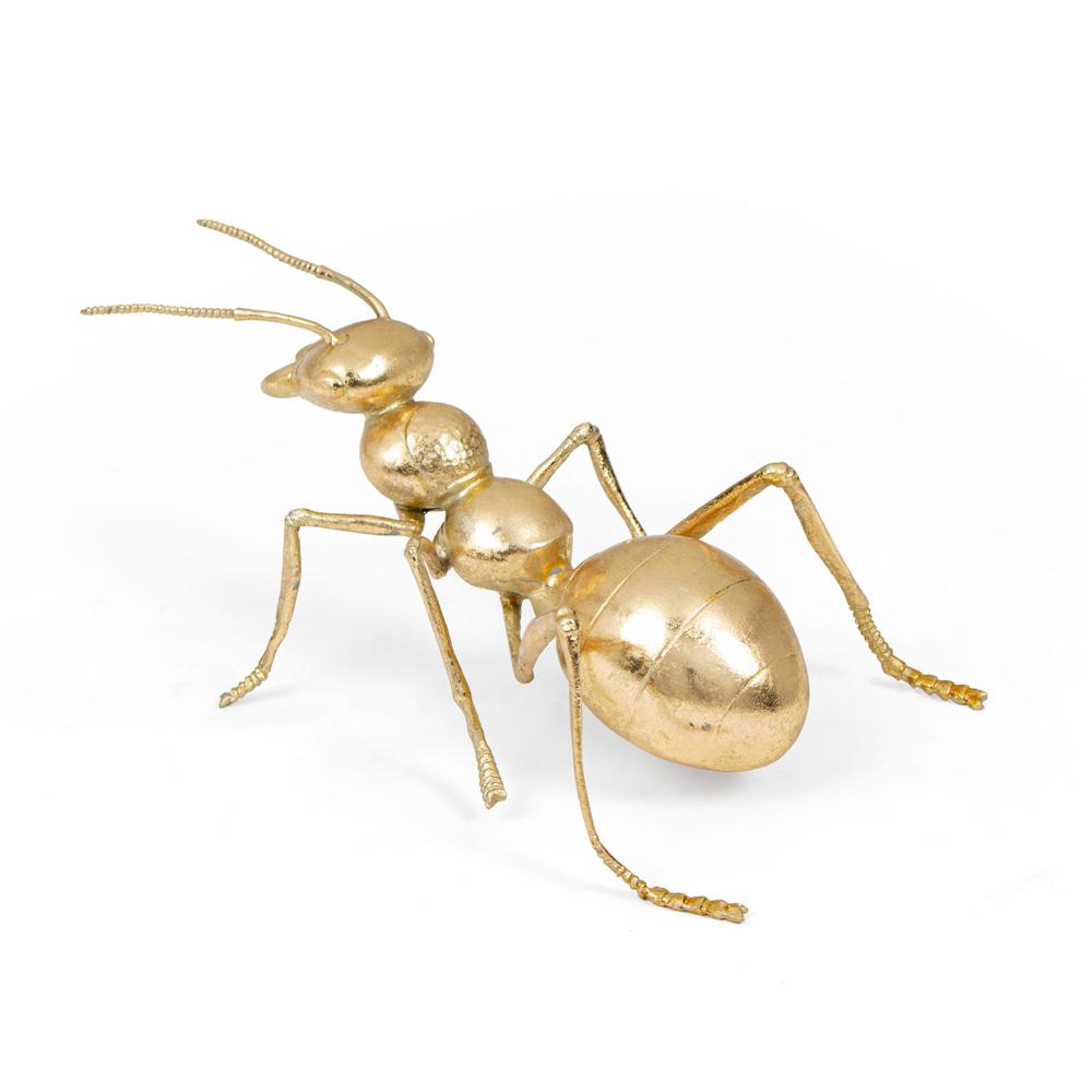 Gold Ant Polystone Sculpture. Picture 3