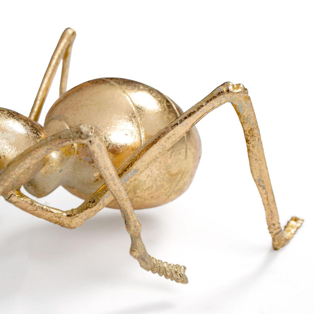Gold Ant Polystone Sculpture. Picture 5