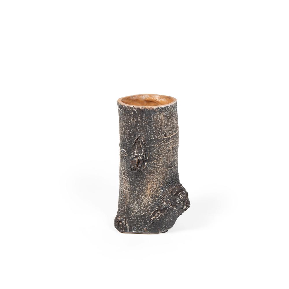 Tree Trunk Small Polystone Vase. Picture 1