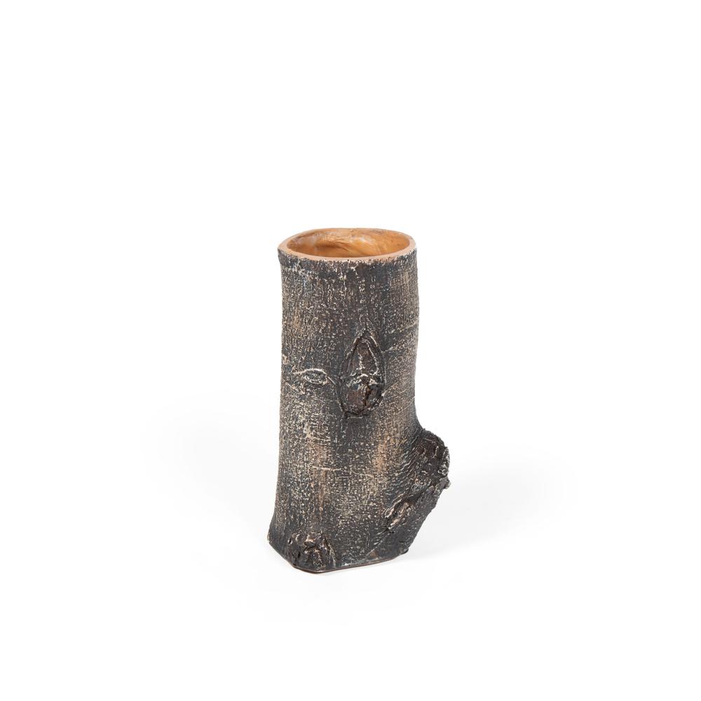 Tree Trunk Small Polystone Vase. Picture 3