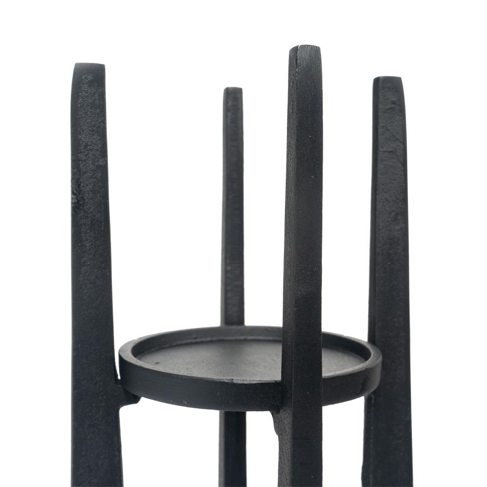Sanders Candle Holder, Small Black. Picture 3