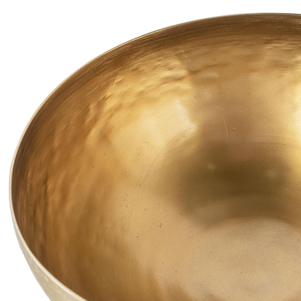 Yasmeen Gold Metal Planter Bowls, Set of 3. Picture 6