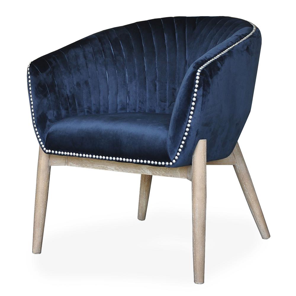 Nadia Club Chair, Blue. Picture 3
