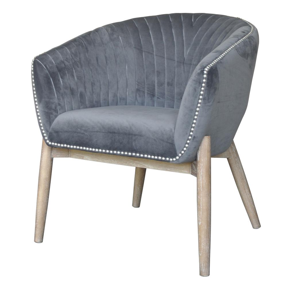 Nadia Club Chair, Grey. Picture 1
