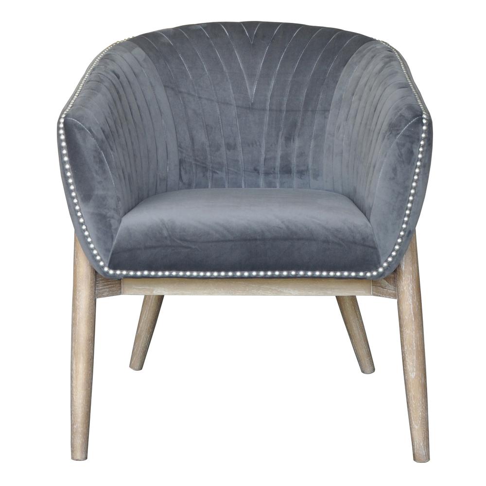 Nadia Club Chair, Grey. Picture 2