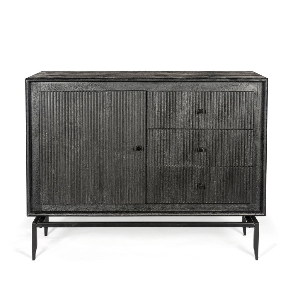 Camilo 3-Drawer Wood Accent Cabinet. Picture 2