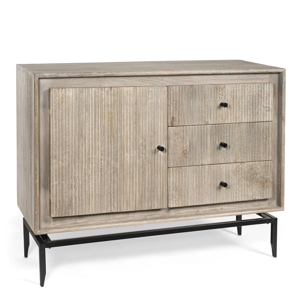 Camilo 3 Drawer Wood Accent Cabinet. Picture 1