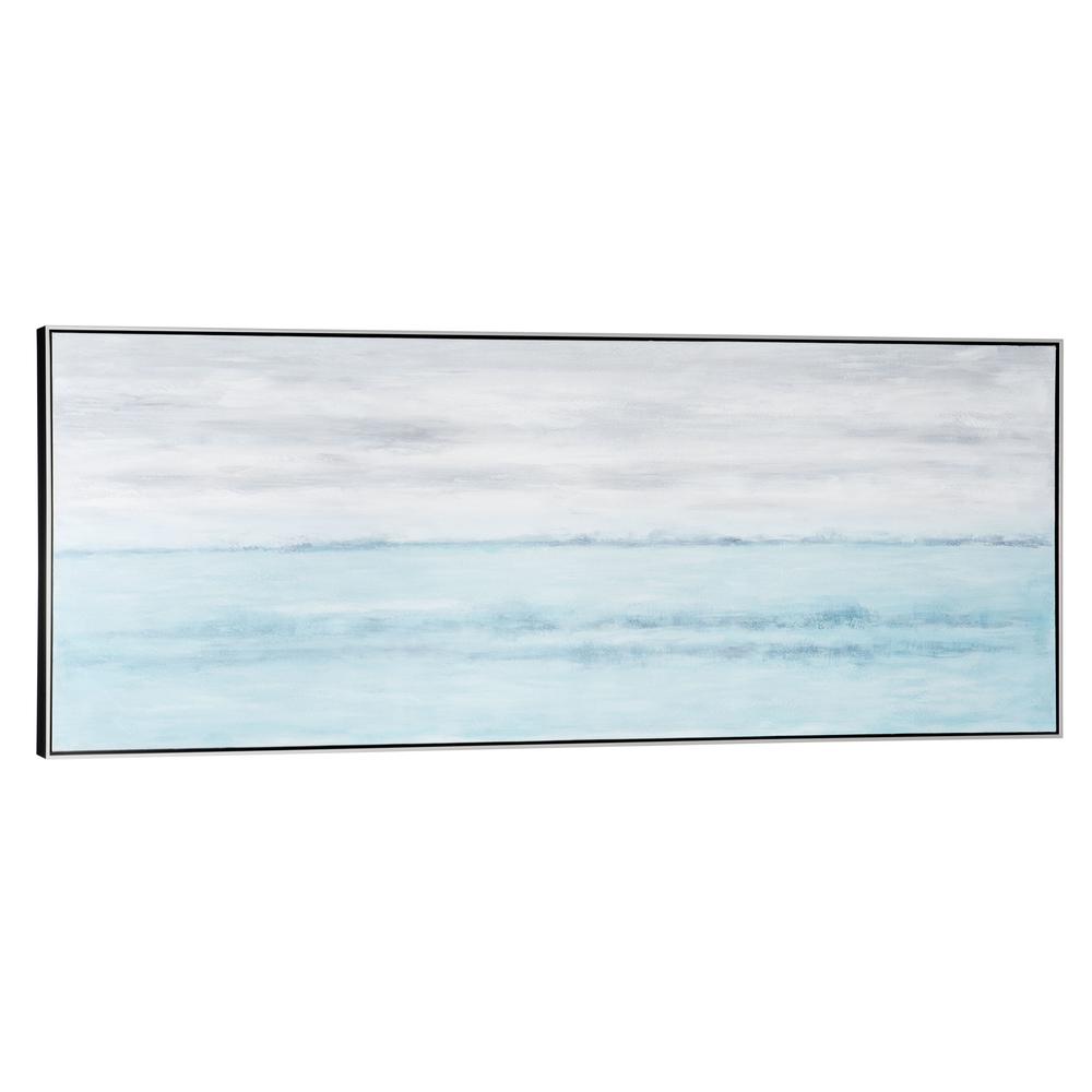 Blue Horizon, Hand Painted Framed Canvas. Picture 1