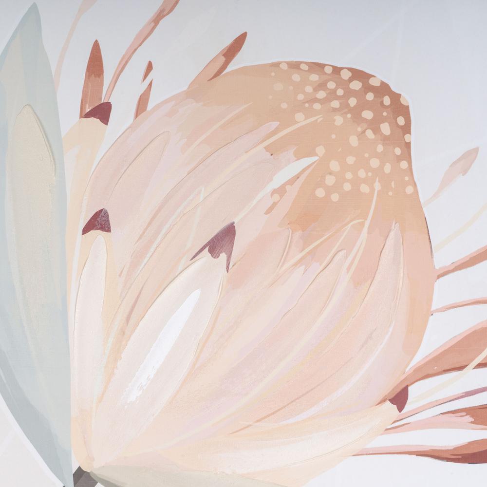 Pastel Petal Harmony I, Hand Painted Giclee. Picture 3