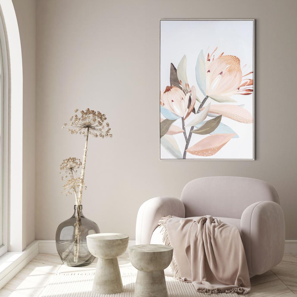 Pastel Petal Harmony I, Hand Painted Giclee. Picture 7