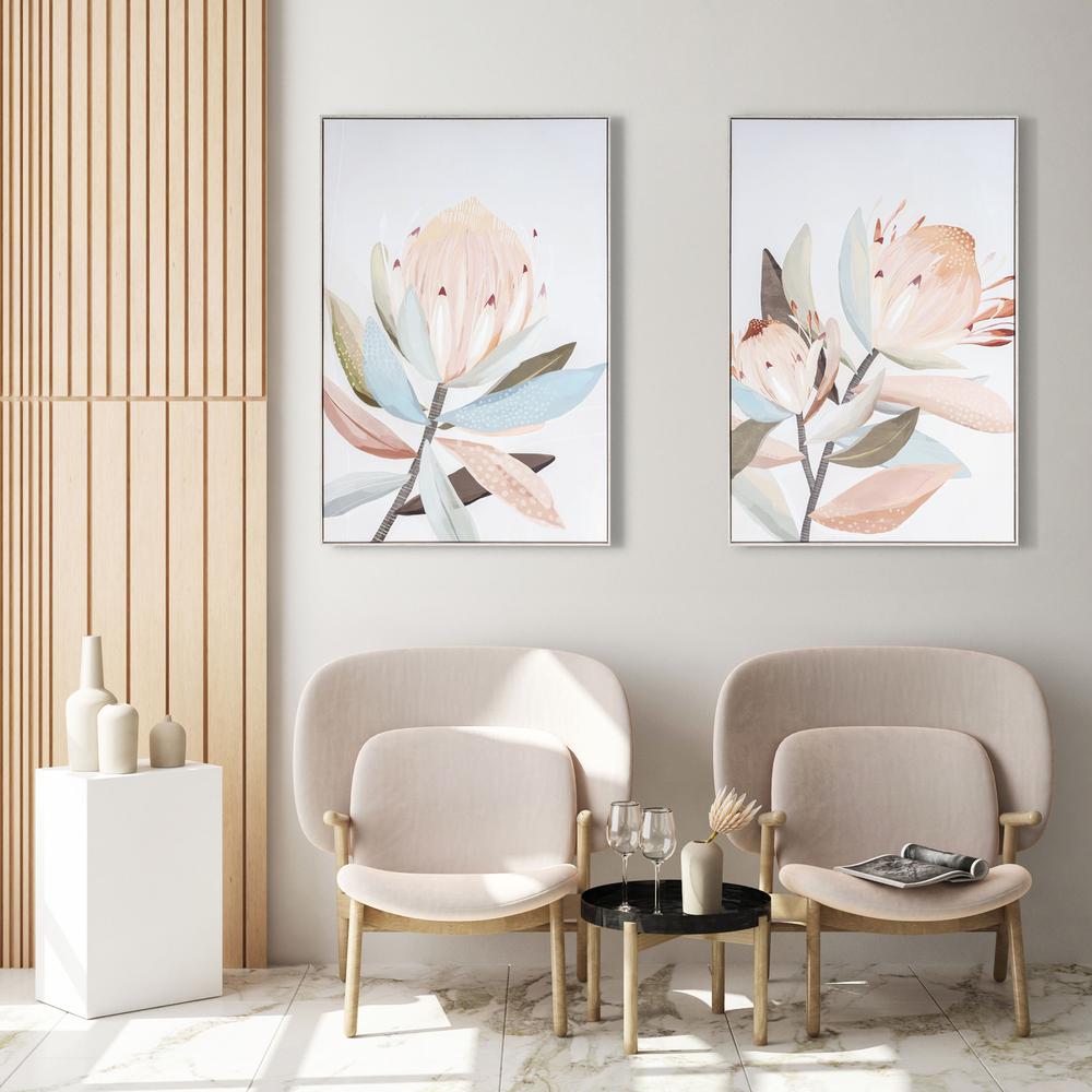 Pastel Petal Harmony I, Hand Painted Giclee. Picture 10