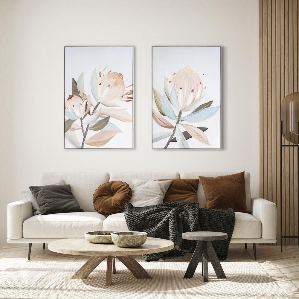Pastel Petal Harmony I, Hand Painted Giclee. Picture 11