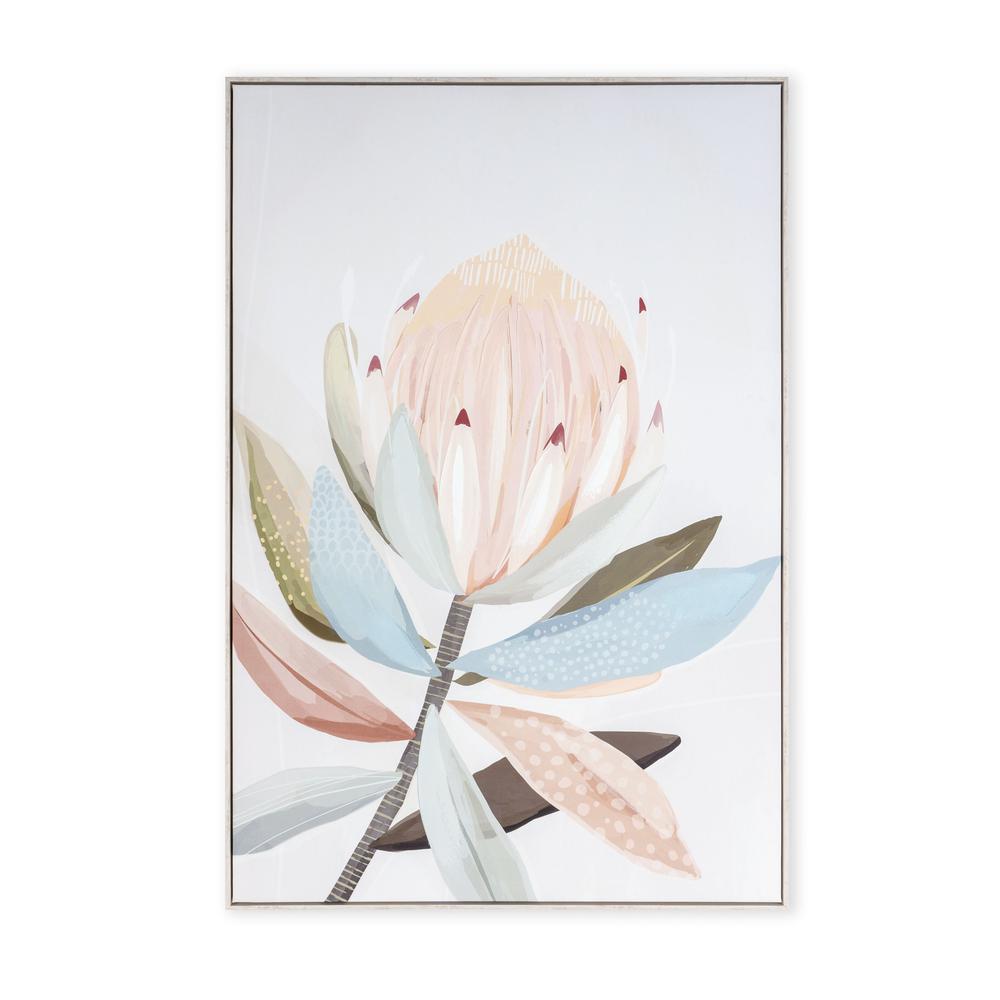 Pastel Petal Harmony II, Hand Painted Giclee. Picture 2