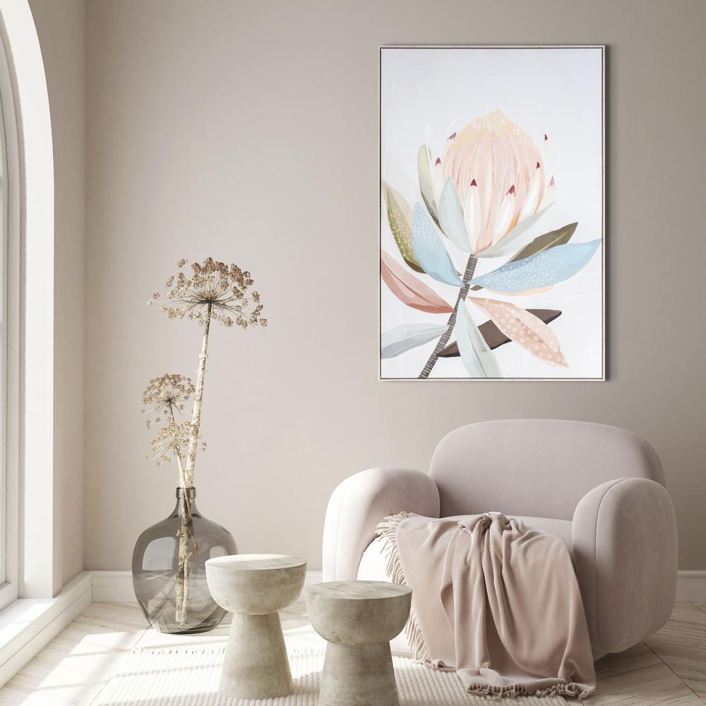 Pastel Petal Harmony II, Hand Painted Giclee. Picture 7