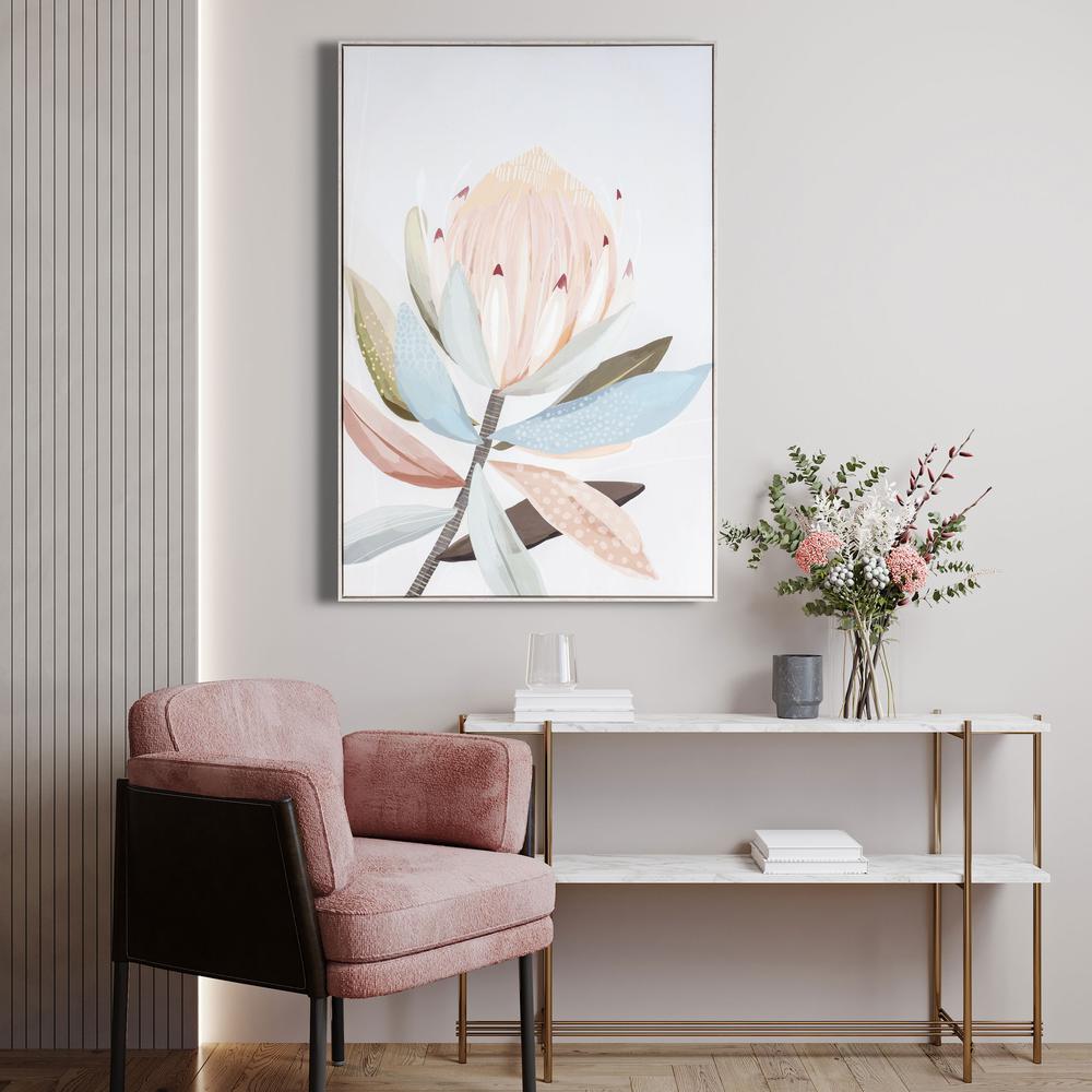 Pastel Petal Harmony II, Hand Painted Giclee. Picture 8