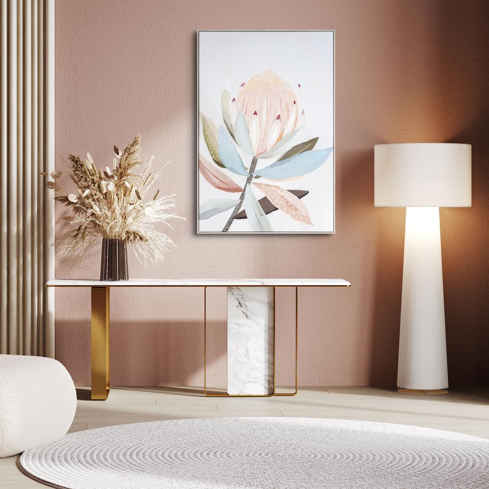 Pastel Petal Harmony II, Hand Painted Giclee. Picture 9