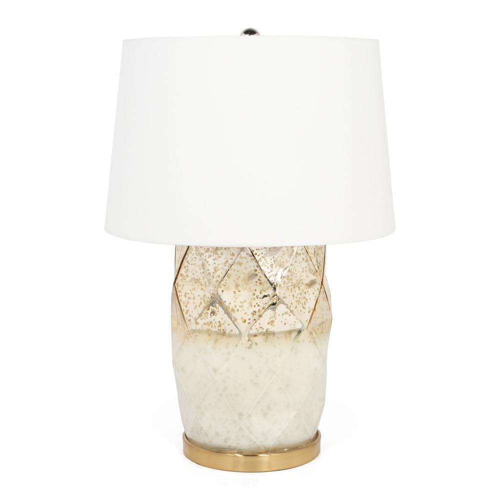 Lavinia 22" Gold Glass Table Lamp. Picture 2