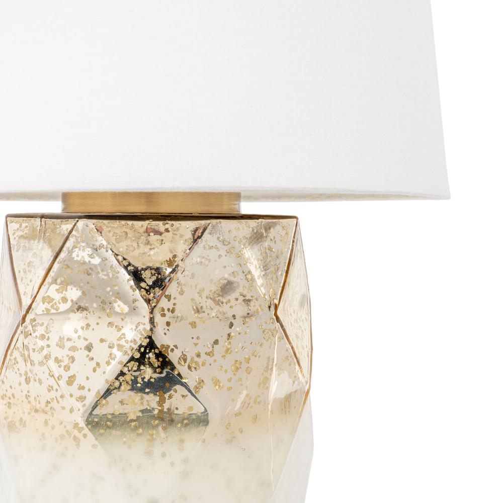 Lavinia 22" Gold Glass Table Lamp. Picture 3