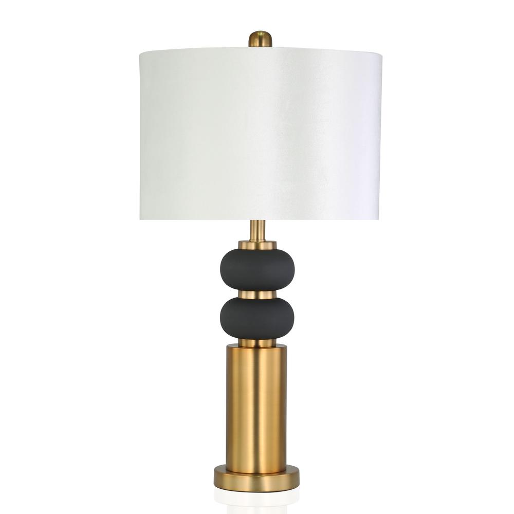 Alondra 29" Gold Metal Table Lamp. Picture 2