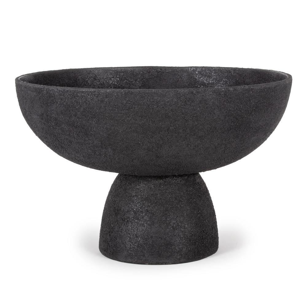 Fennec Pedestal Bowl, Large Black. Picture 2