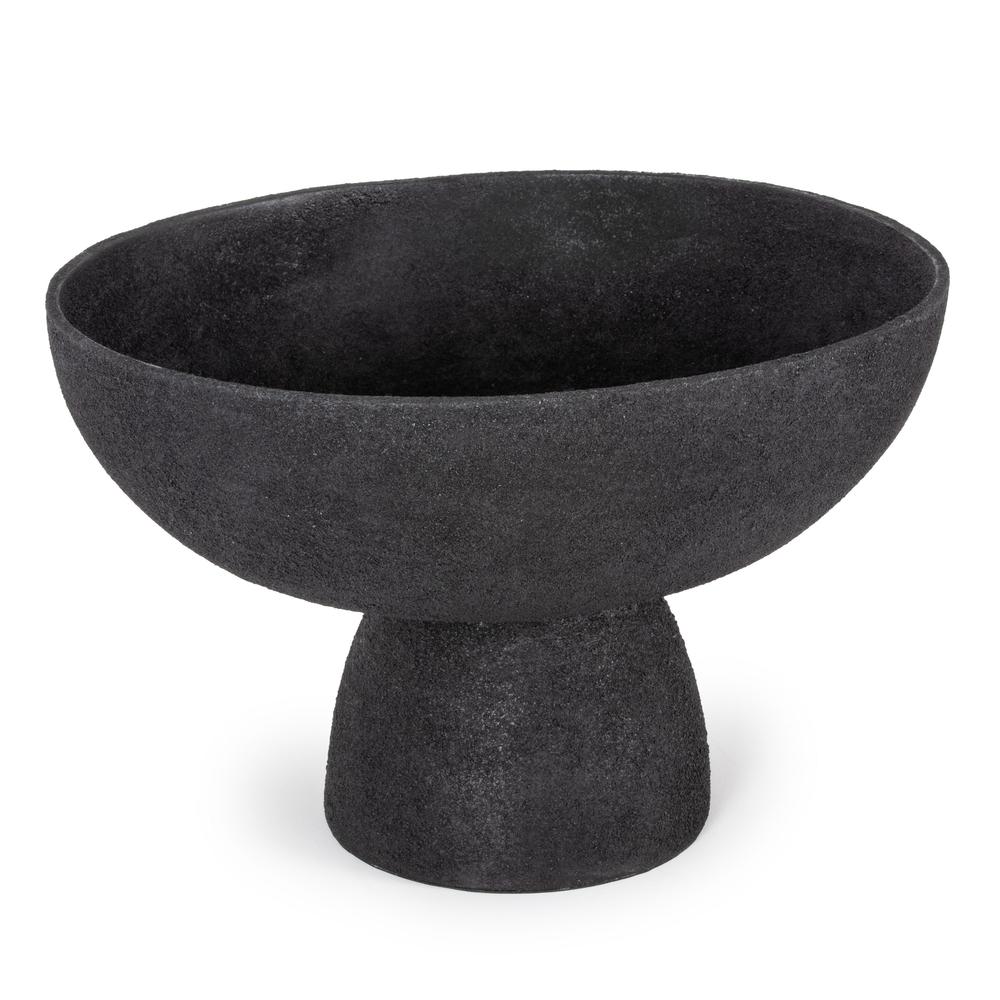 Fennec Pedestal Bowl, Large Black. Picture 3