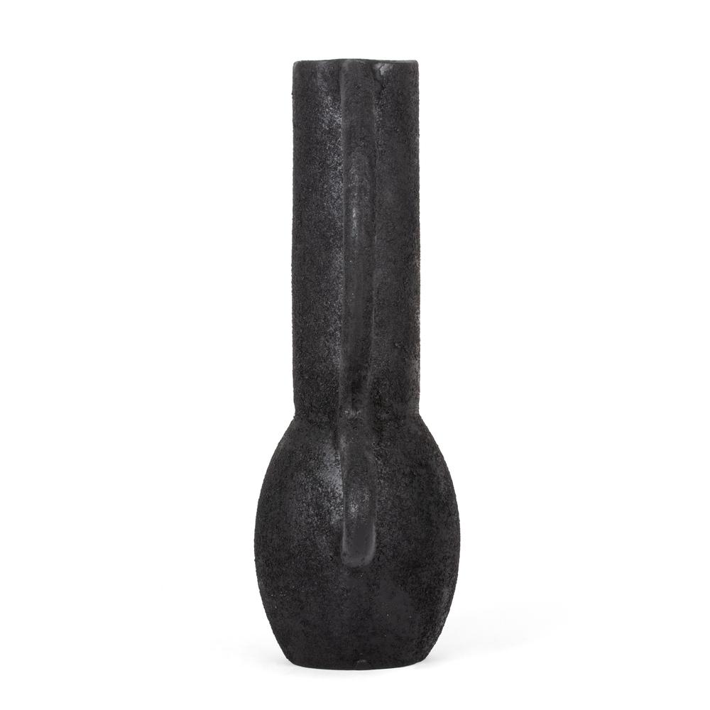 Kenton Black Decorative Metal Table Vase. Picture 3