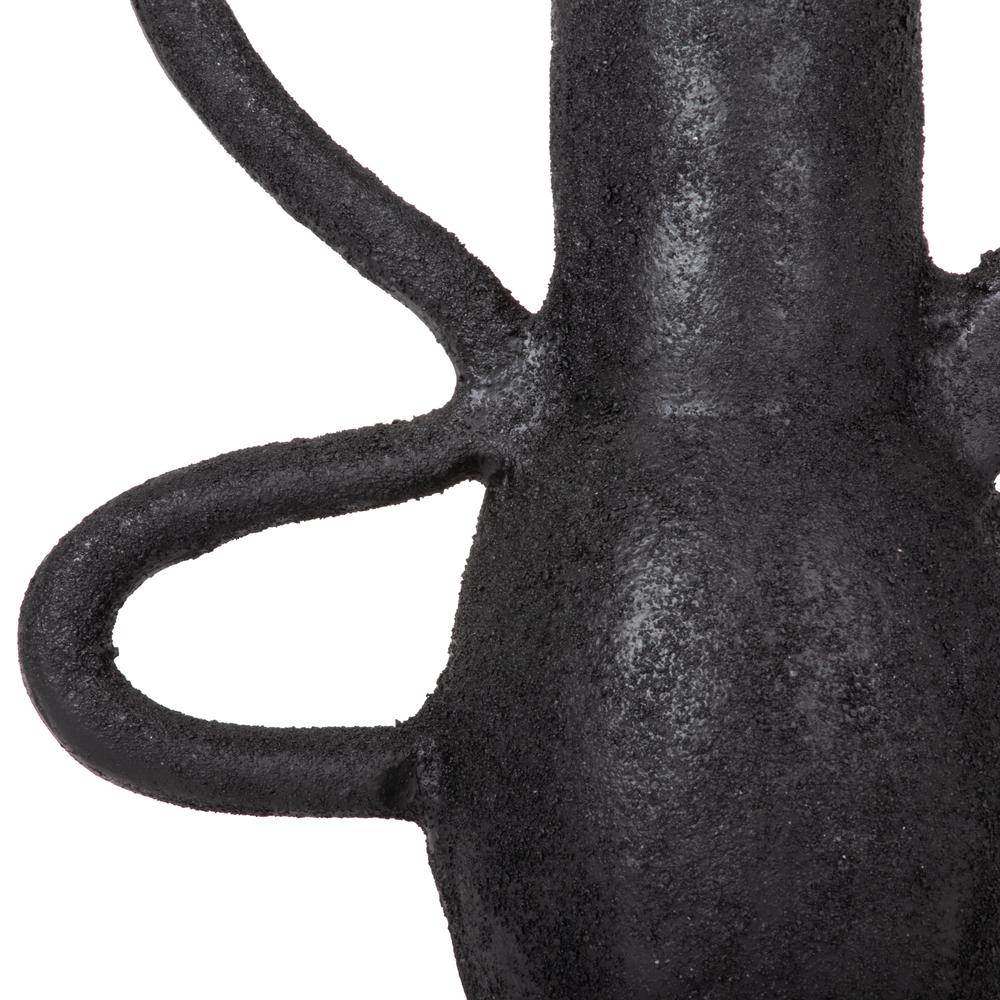 Kenton Black Decorative Metal Table Vase. Picture 5