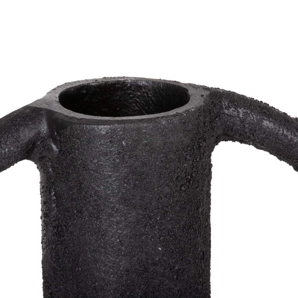 Kenton Black Decorative Metal Table Vase. Picture 6