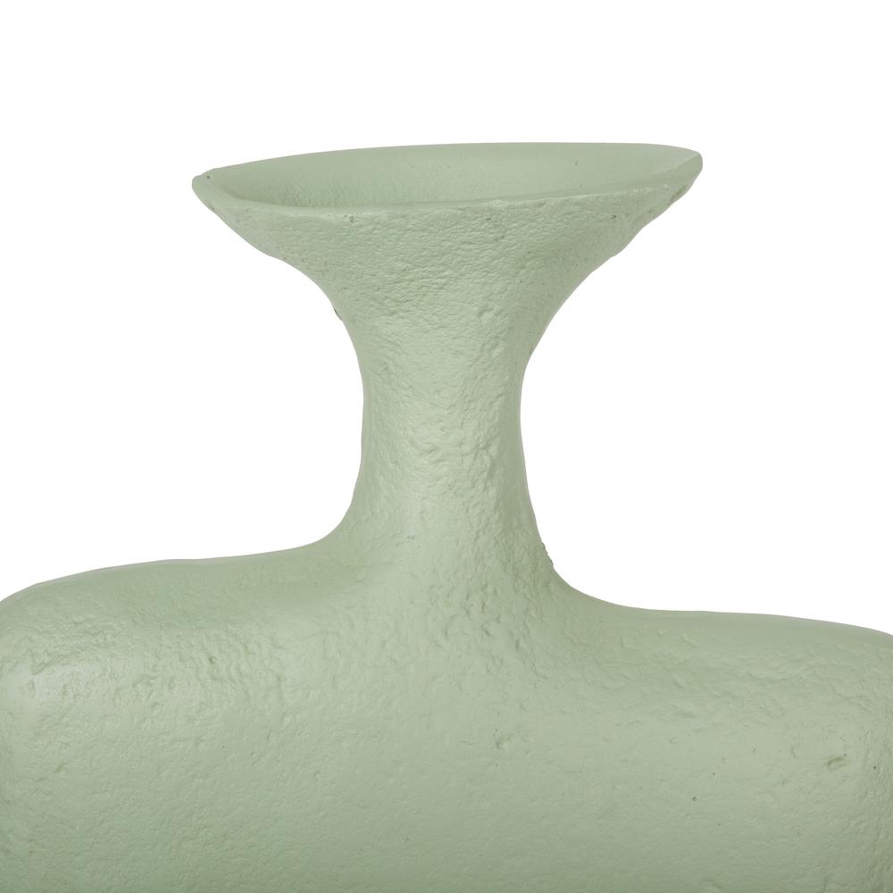 Hollis Decorative Metal Table Vase, Small Green. Picture 4