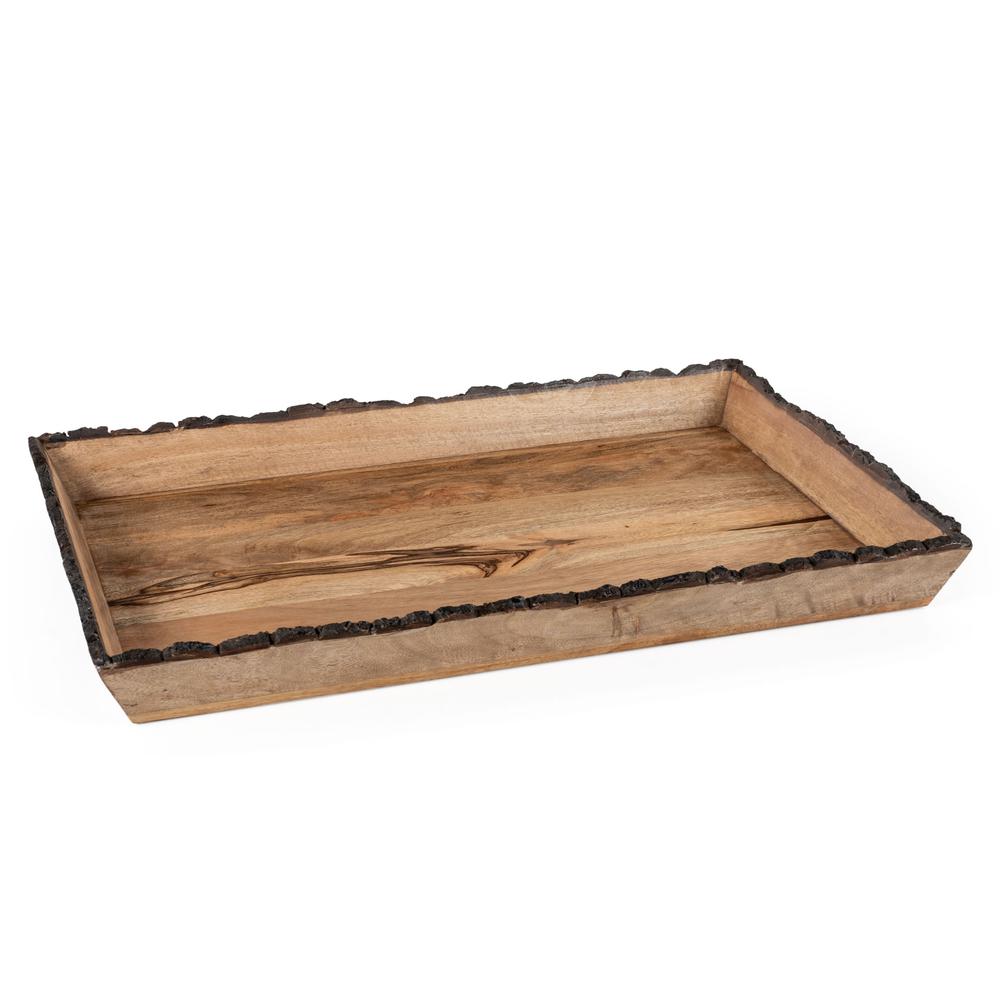 Darius Rectangle Wood Trays, Set of 2. Picture 3