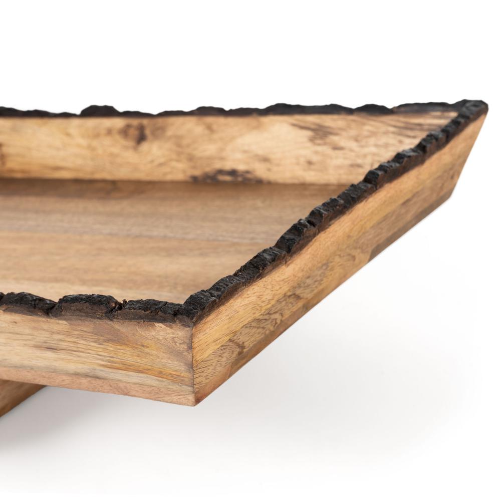 Darius Rectangle Wood Trays, Set of 2. Picture 7