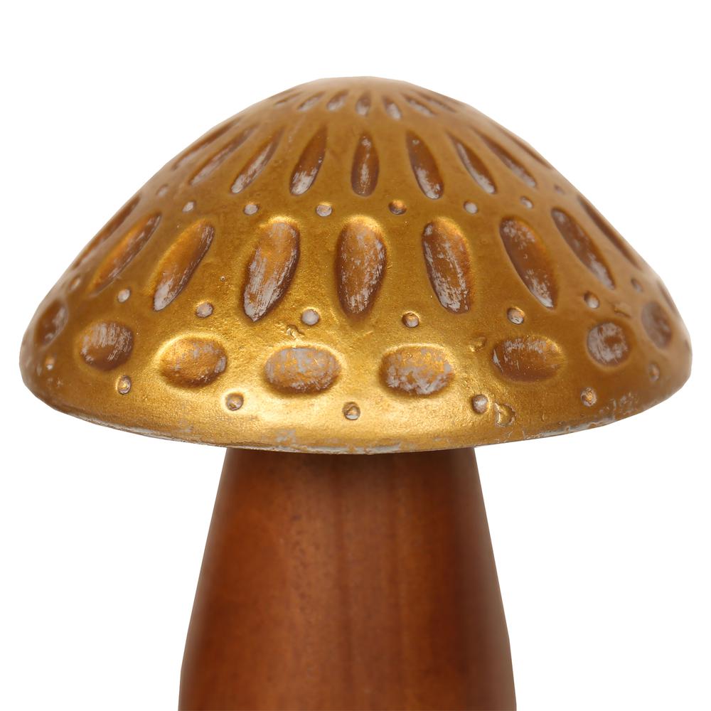 Kaisley Wooden Mushrooms, Set of 3. Picture 2