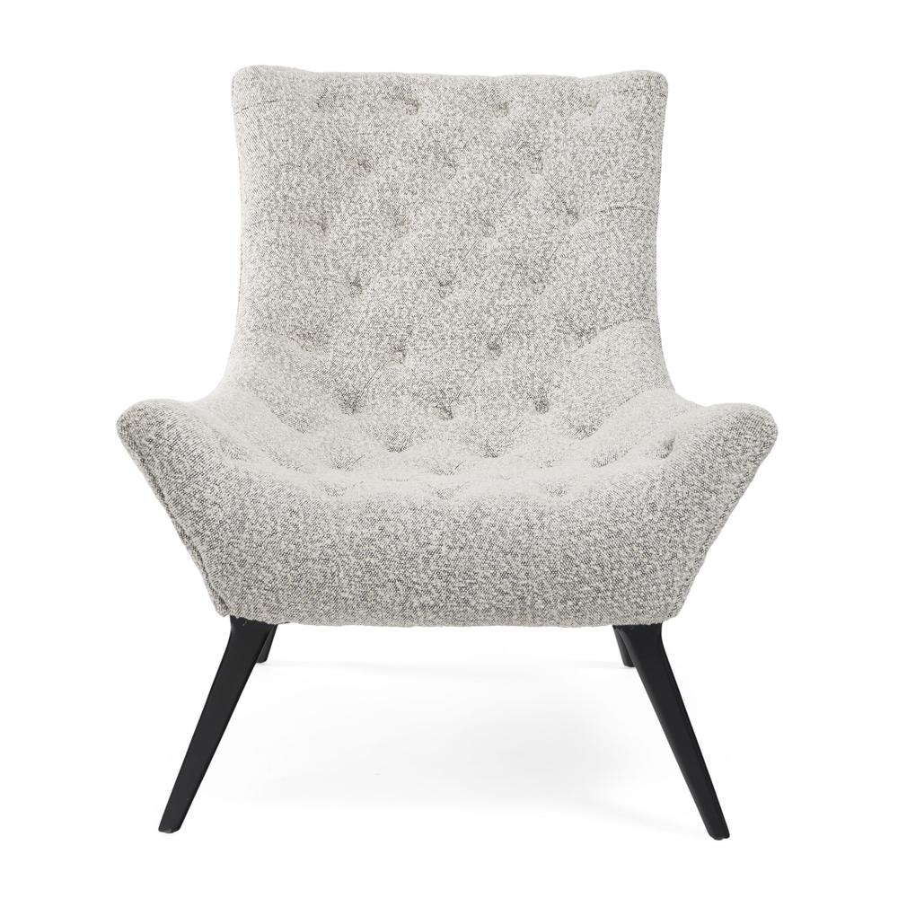 Gabor, Tufted Grey Accent Chair. Picture 2