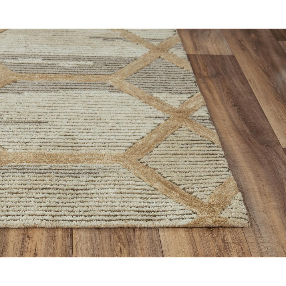 Honey Neutral 8'6"X11'6" Hand-Tufted Rug- 001101. Picture 1
