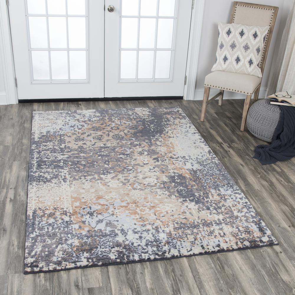 Hybrid Cut Pile Wool Rug, 9' x 12'. Picture 8