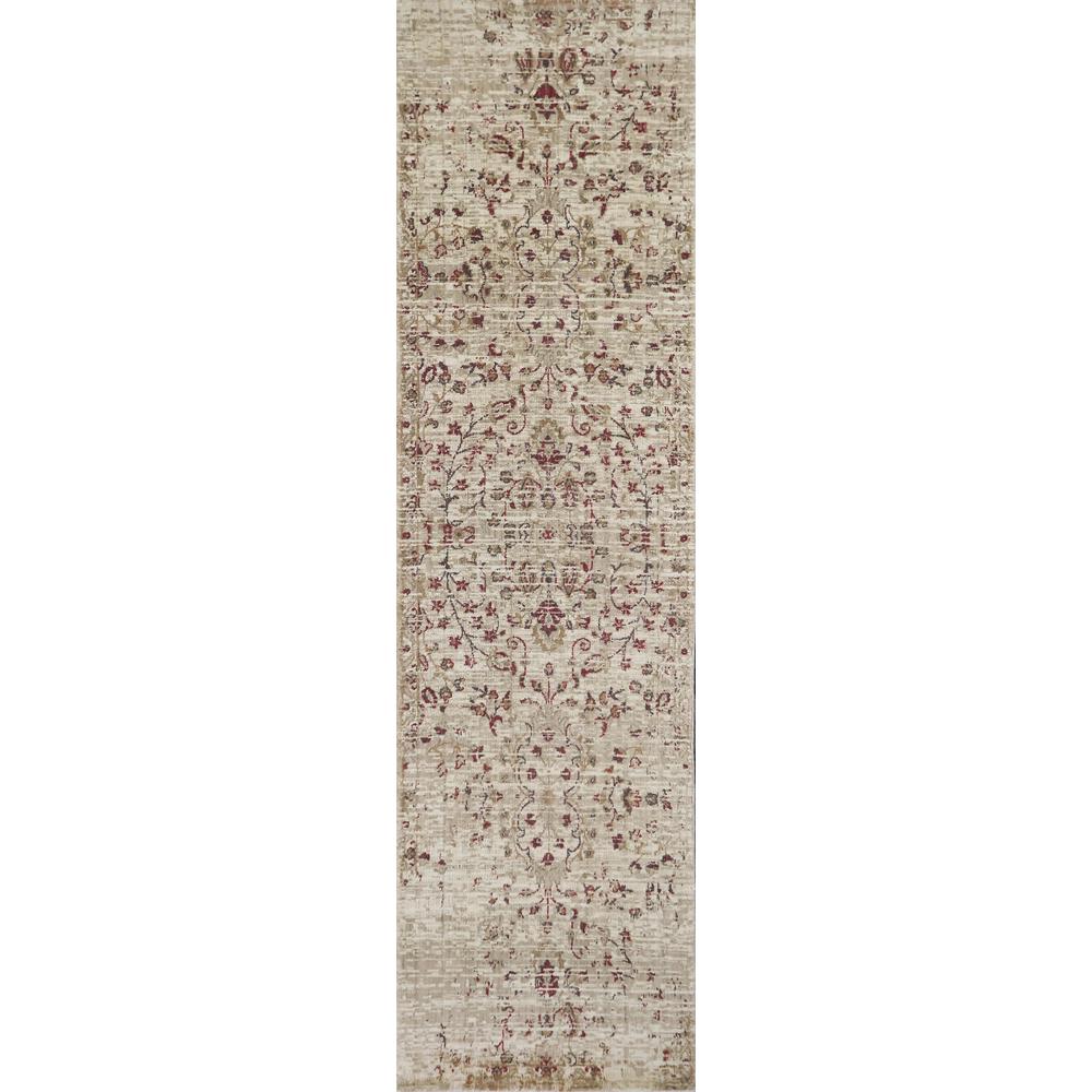 Hybrid Cut Pile Wool Rug, 2'6" x 10'. Picture 1