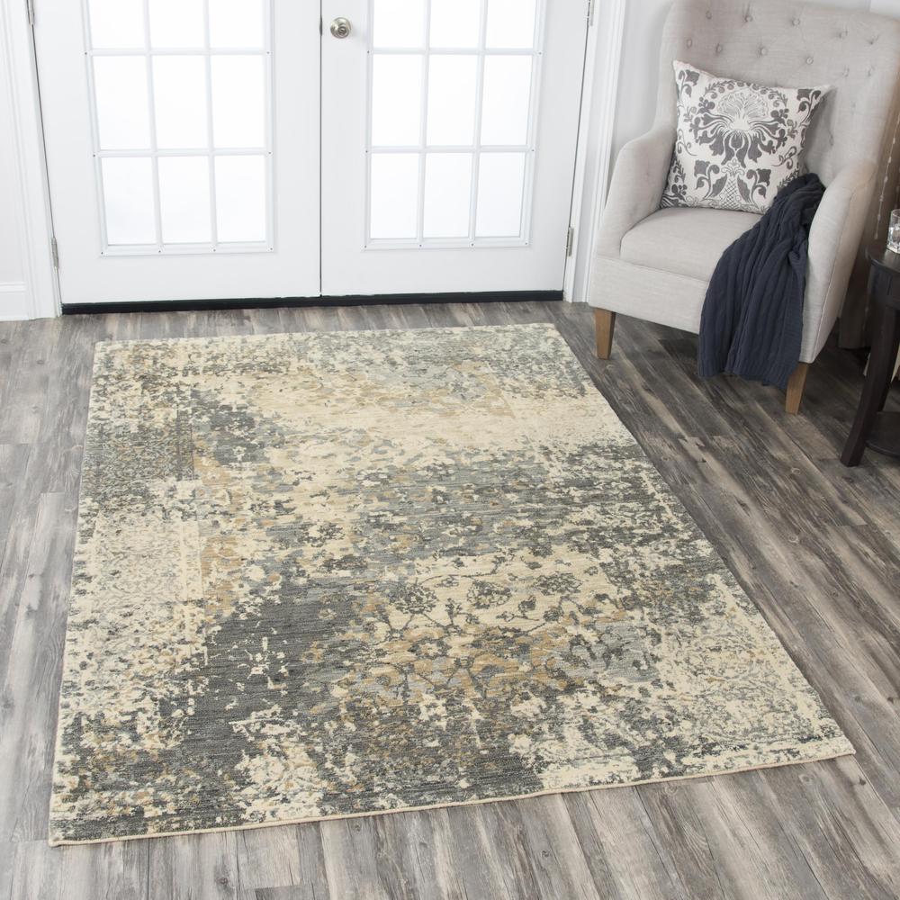 Hybrid Cut Pile Wool Rug, 10' x 13'. Picture 2