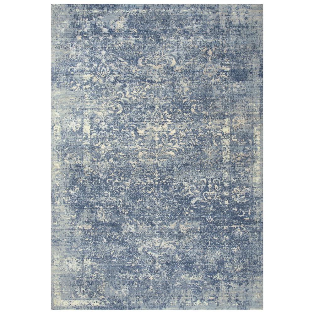 Hybrid Cut Pile Wool/ Tencel Rug, 10' x 13'. Picture 1