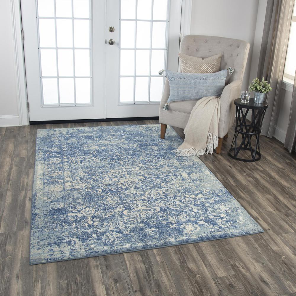 Hybrid Cut Pile Wool/ Tencel Rug, 10' x 13'. Picture 2