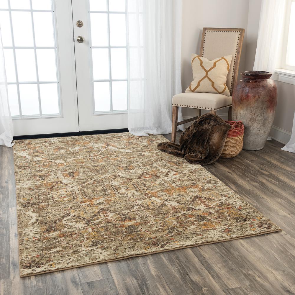 Infinity Brown 10' x 13' Hybrid  Rug- 008104. Picture 12