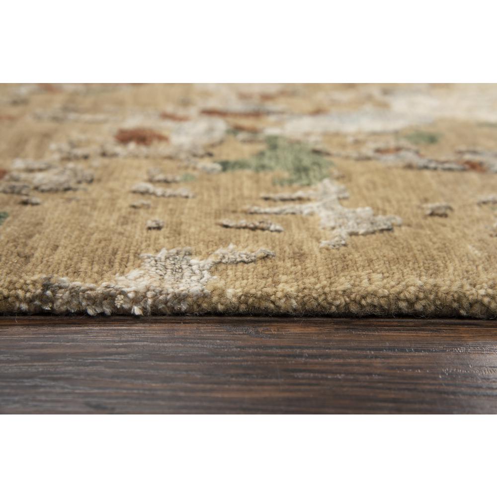 Hand Knotted Cut Pile Wool/ Viscose Rug, 10' x 14'. Picture 13