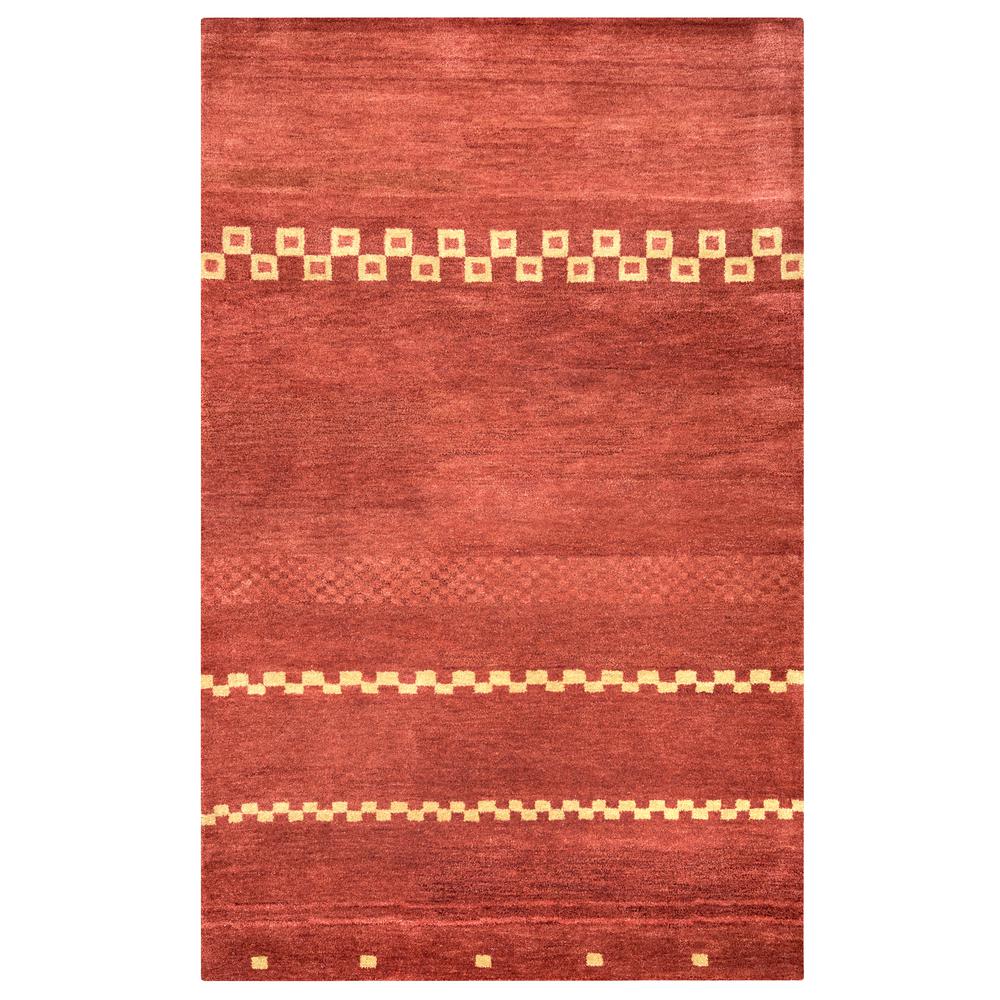 Desert Red 8' x 10' Hand Tufted Rug- 012003. Picture 3