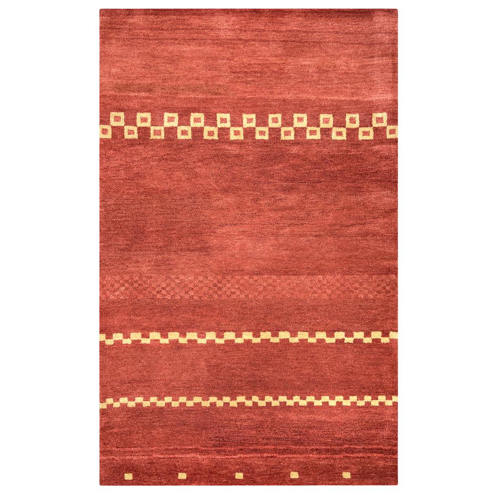 Desert Red 8' x 10' Hand Tufted Rug- 012003. Picture 8