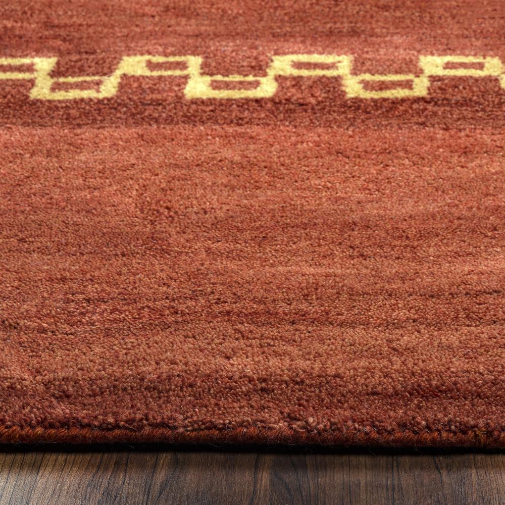Desert Red 8' x 10' Hand Tufted Rug- 012003. Picture 4