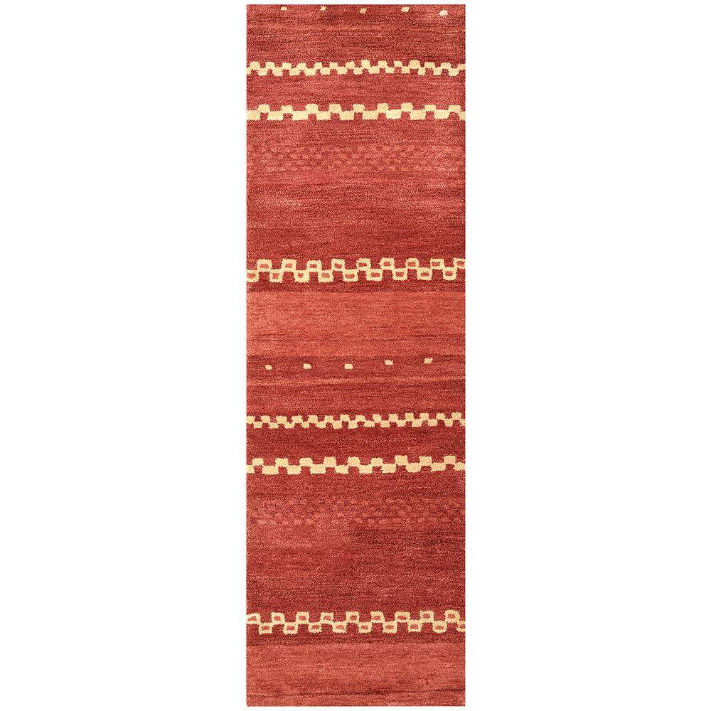 Desert Red 8' x 10' Hand Tufted Rug- 012003. Picture 10