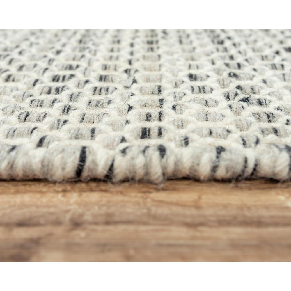 Hand Woven Loop Pile Wool Rug, 5' x 7'6". Picture 6