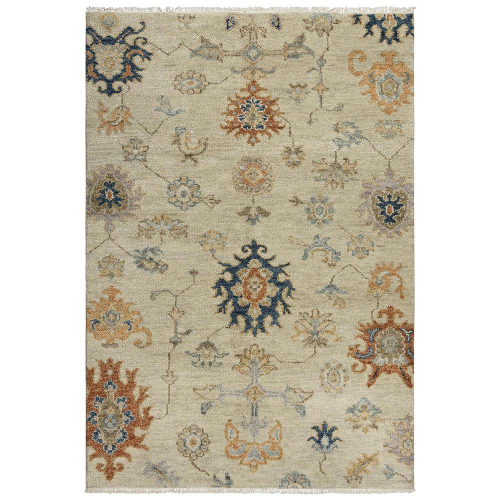 Hand Knotted Cut Pile Wool Rug, 10' x 14'. Picture 1